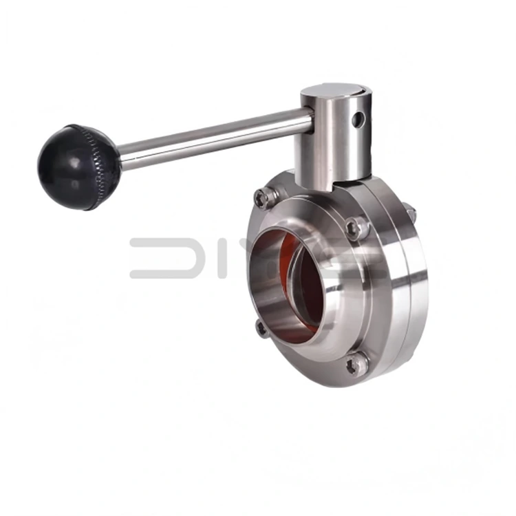 Lekki SMS sanitarny zawór motylkowy