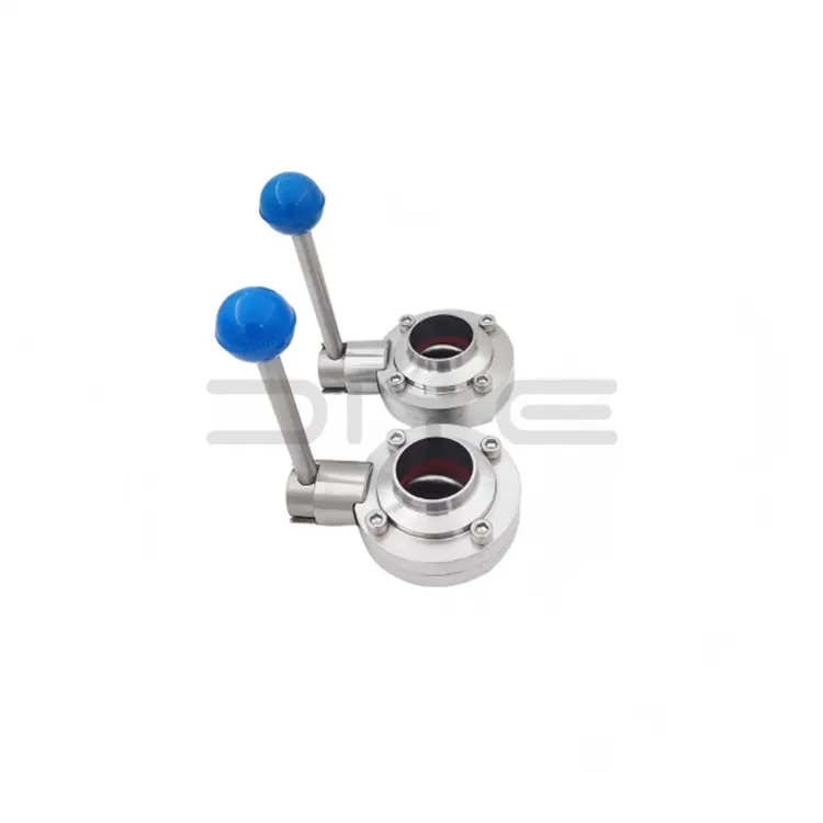 Zawór motylkowy do spawania sanitarnego